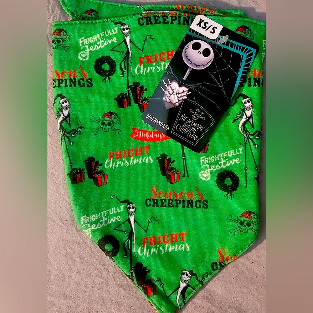 Fetch for Pets The Nightmare Before Christmas Seasons Creepings Dog Bandana